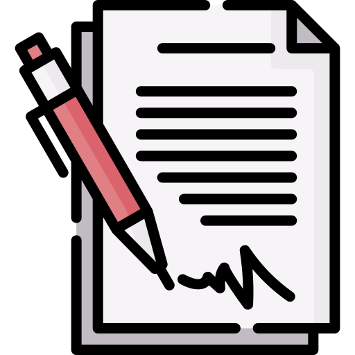 icono contrato firmado